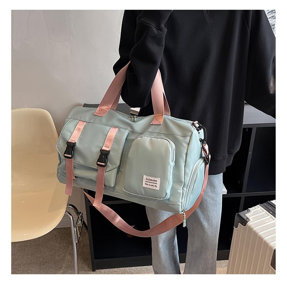 Hochwertige Reisetasche mit großem Fassungsvermögen  Polyester  Verstellbarer Schultergurt, Mehrere Taschen, Sicherer Reißverschluss  Reisen, Sport, Fitnessstudio