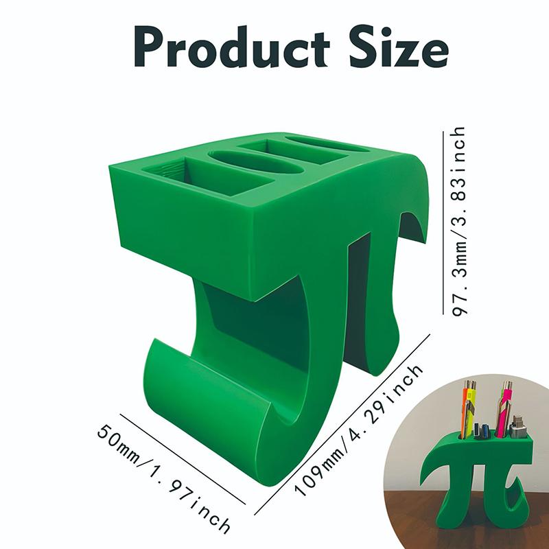 

Украшение офиса держатель для ручек Fun Pi органайзер для стола: Подставка для ручек причудливой формы для домашнего офисного стола