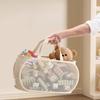 Portable Large Capacity Storage Bin - Multifunctional Toy Organizer for Plush Dolls, Household Laundry Hamper