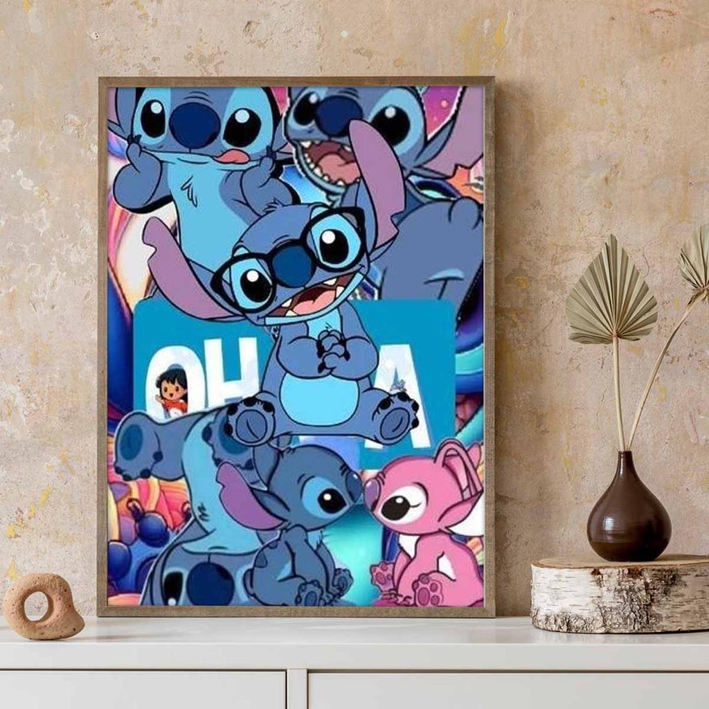 DIY Diamond Painting Stitch and His Girlfriend Cross Stitch Kit Mosaic Art Diamond Painting Full Circle Diamond Home Decoration
