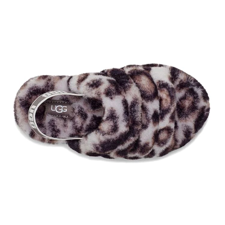 UGG Fluff Yeah Casual Comfortable Kids Sandals Kids Sandals Gray 1123640K-SYGR