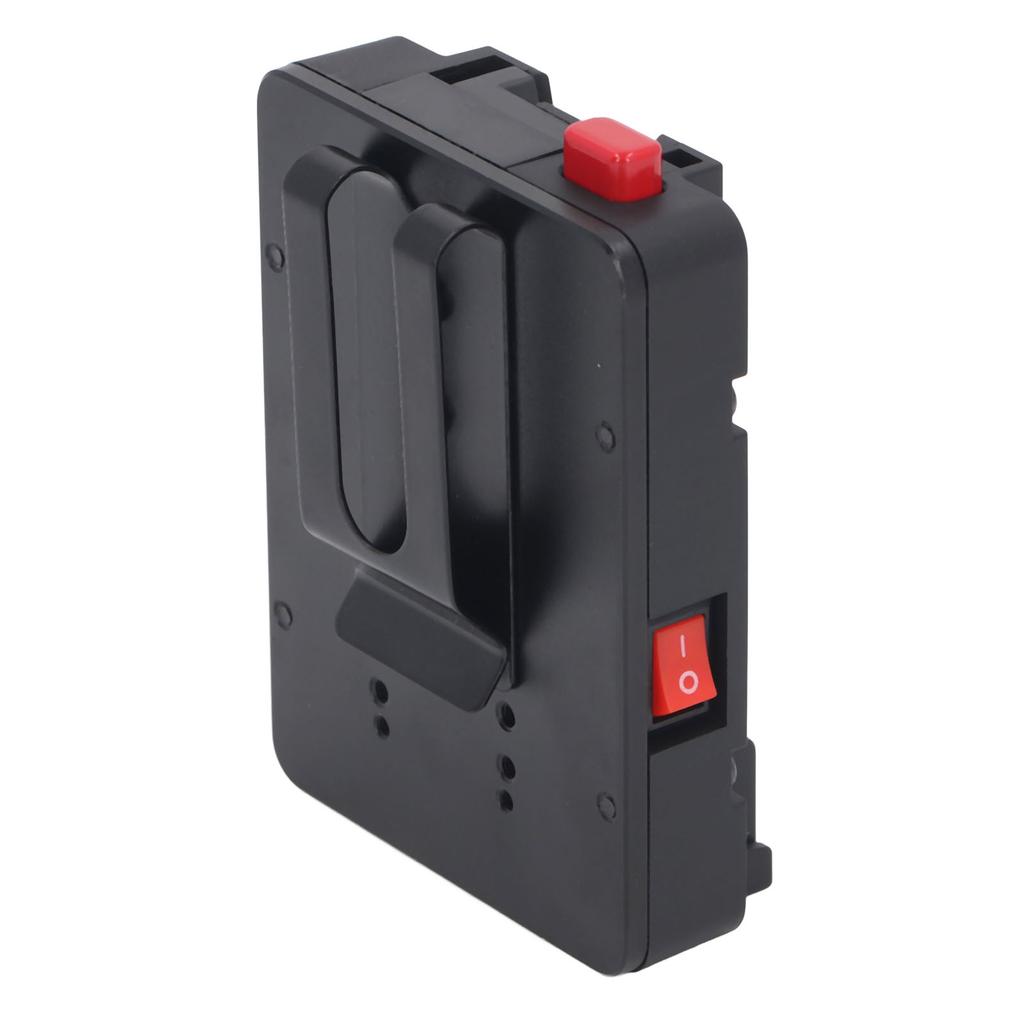 V-Mount Akkuplatte D-Tap Ausgang V-Lock Mount Akku Stromversorgungsplatte Adapter mit Rückclip