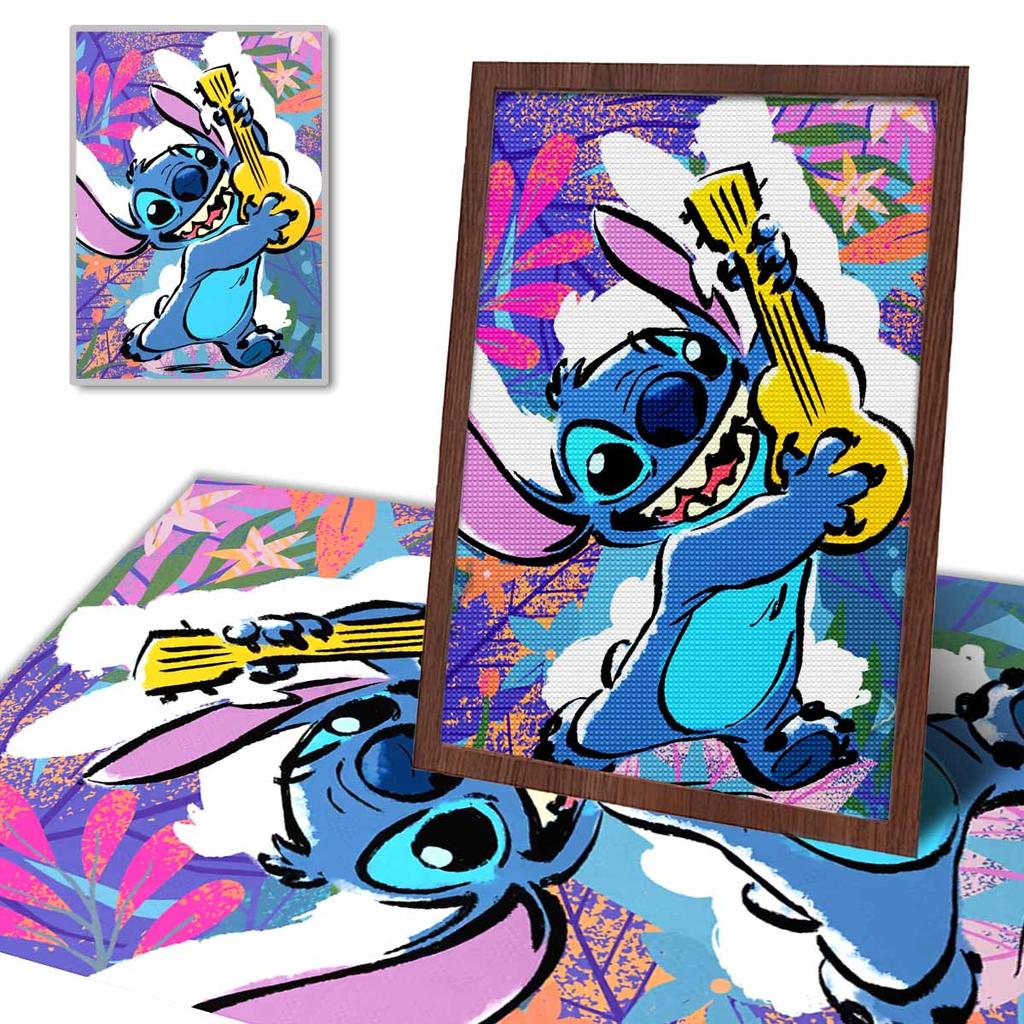 Full Round Diamond Painting Stitch Playing The Guitar Art Rhinestone Picture Mosaic DIY 5D Cross Stitch Embroidery Home Decoration