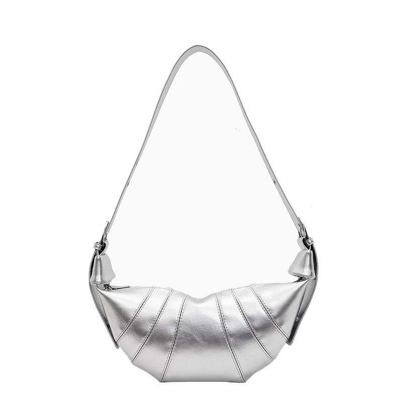 Niche horn bag women's new spring and summer fashion retro versatile underarm shoulder messenger bag