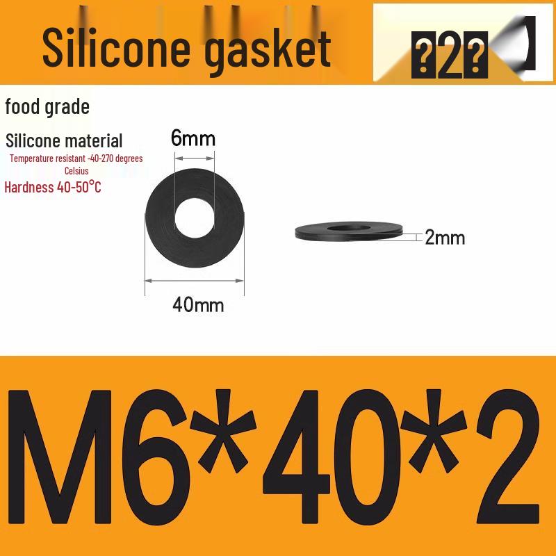 Silicone High-Temp Waterproof Gasket & Shock Absorbing Seal Pad