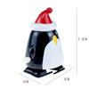 8pcs Christmas Wind Up Toys Penguin Christmas Tree Santa Claus Snowman Elk Clockwork Toys Figure