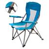 Portable Camping Chair Oxford Cloth Folding Camp Arm Chair with Cup Holder for Outdoor Fishing Picnic Green