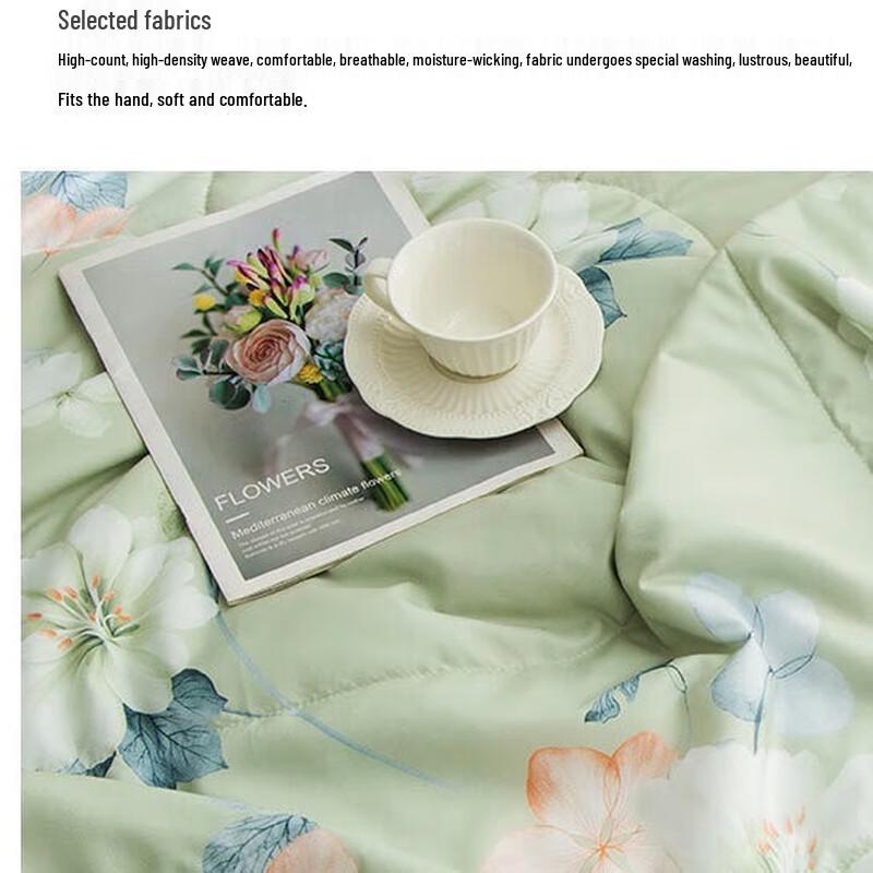 Hengyuanxiang Spring Blossoms Soft Summer Quilt