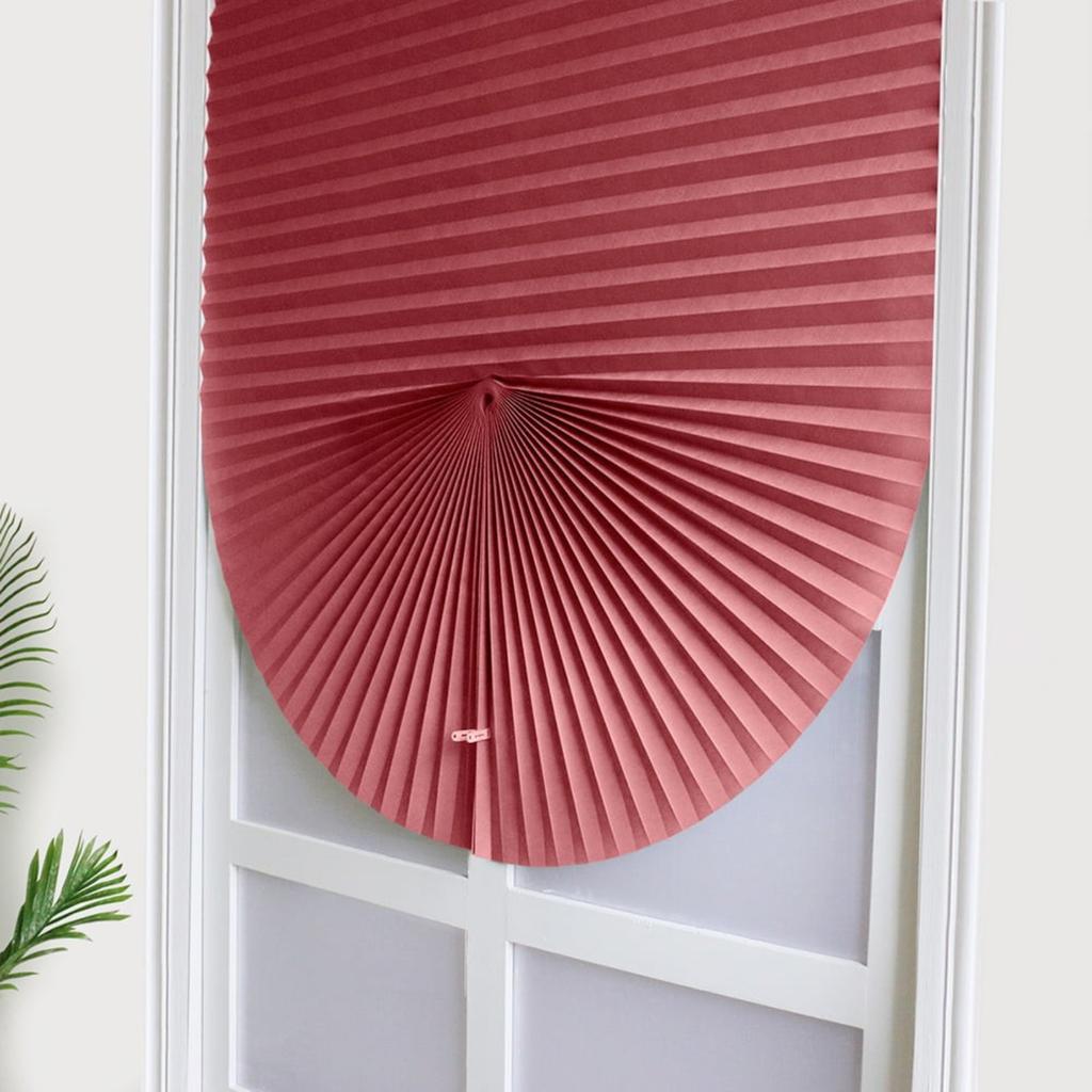 Pleated Window Shade Curtain, No Drill Sunshade Blind For Bedroom Home Privacy And Light Control