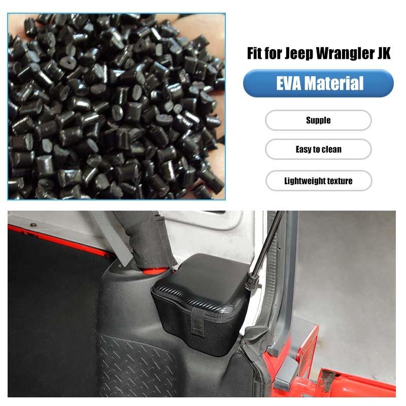 For Jeep Wrangler JK 2011-2017 4-Door Version Car Trunk Side Storage Box Organizer Container Interior Stowing Tidying Accessories