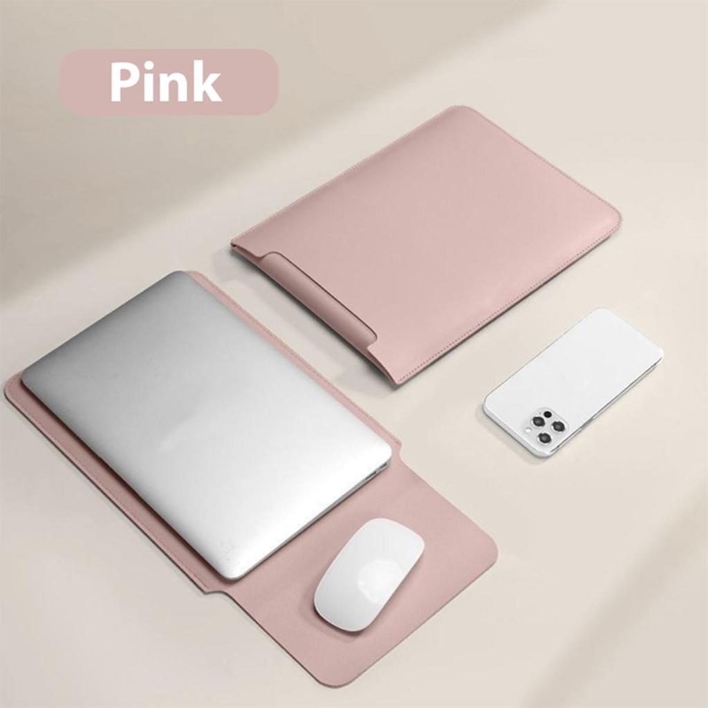 Laptop Sleeve Case Shockproof Ultra Thin PU Leather Ultrabook Cover Notebook Bag Protective Pouch