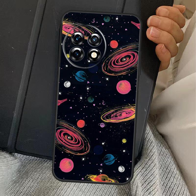 Outer Space Planet Stars Moon Case For OnePlus 15 13 12 11 13R 13T 10T 10R 12R OnePlus Nord 5 CE 2 3 4 Lite N20 N30 Cover