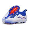 2025 new football shoes, men's and women's high-top youth students, spikes AG artificial grass training shoes