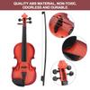 Simulated Kid Acoustic Violin Toy Adjustable String Musical Beginner Develop Instrument PracticeLight Brown