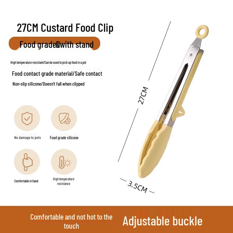 

Silicone Kitchen Tongs for Cooking & BBQ - Food Grade, Heat Resistant