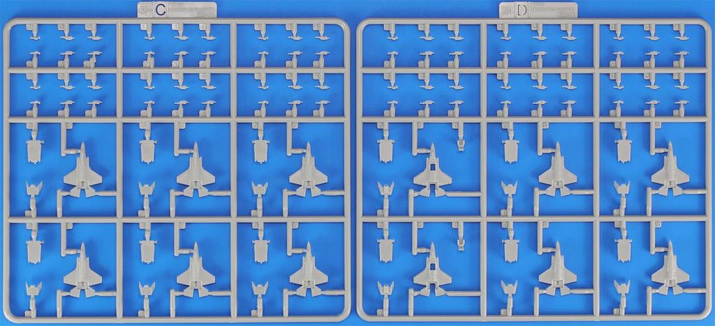 S Series Japan Air Force Aircraft Set 5 Plastic Model Kit S87 PIT-ROAD 1/700 Self-Defense (F-35A/F-35B) (Airplane)
