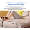 Bed Sit Ups Bar Adjustable Portable Lightweight Crunches Abdomen Trainer for Home Office Travel