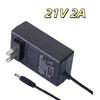 Lithium Battery BLACK 21V 2A Charger 37.5W Output Power 2A Output Current Built-in Overcharge Protection Travel
