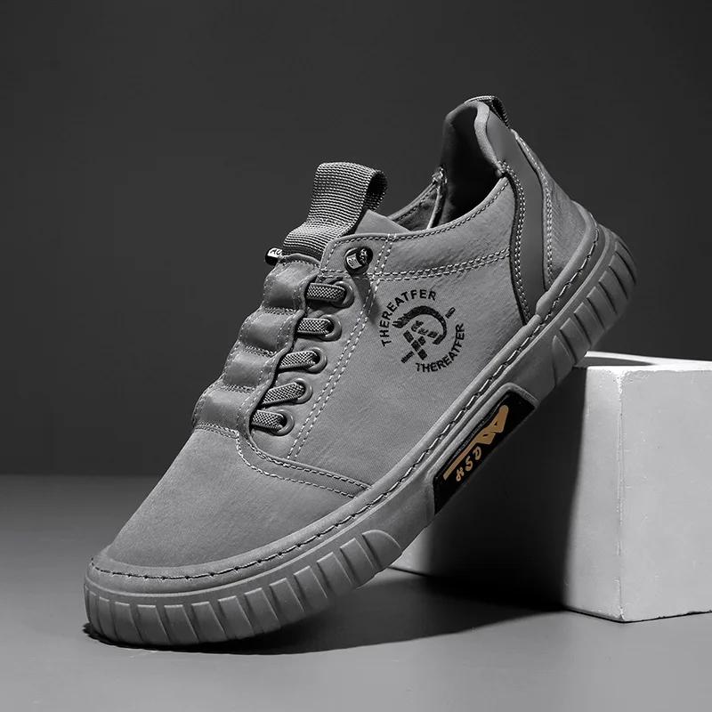 Men Casual Shoes Breathable Black Sneakers Fashion Driving Walking Tennis Shoes for Male Skate Flats Zapatillas Hombre