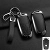 Zinc Alloy Leather For Lincoln Corsair Nautilus Aviator Navigator Continental Car Key Case Shell Keychain Keyring Car Key Cover