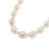 Pearl Necklace Pearl/Silver 49.1g Women Used