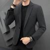 Autumn Woolen Suit Men's Suit Slim Fit Korean Version of Youth Ruffian Handsome Casual Suit Formal Jacket Top Tide