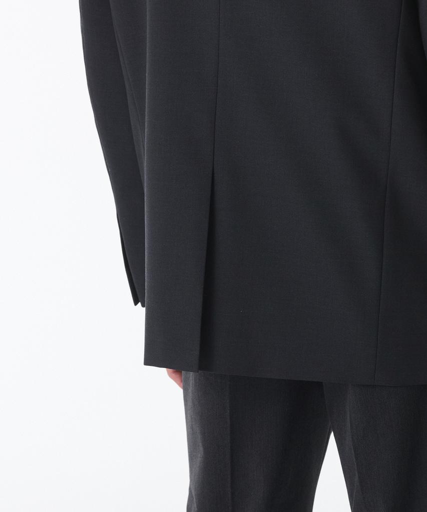 Musinsa Standard Wool Blend Relaxed Basic Blazer [Charcoal Grey]