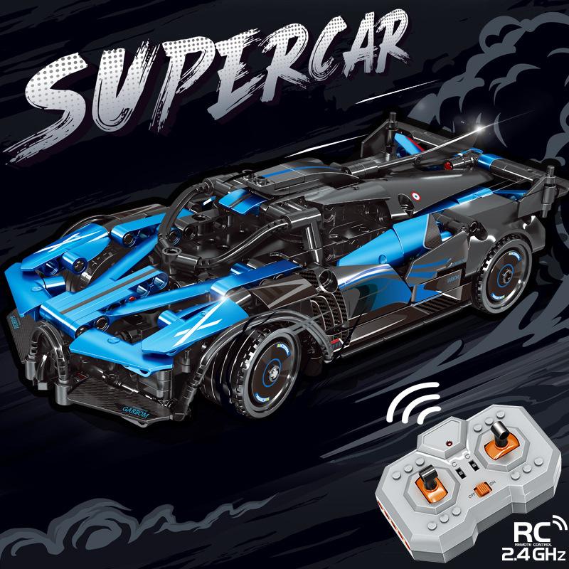 Mindy 1:18 Remote Control Car Model 2.4G Technology Car Assembly Building Block Boy Gift Racing Toy Building Block Car