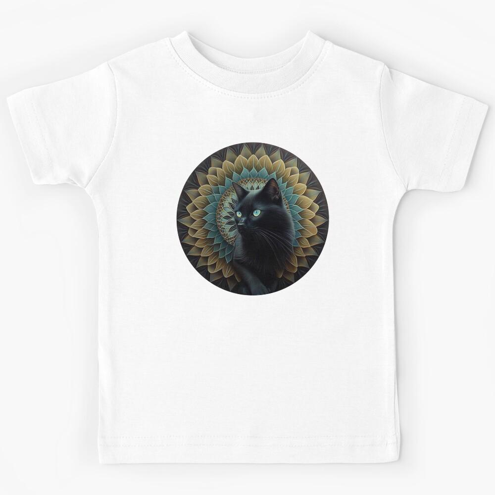Cat Noir #1571 | Black Cat Kids T-Shirt 100