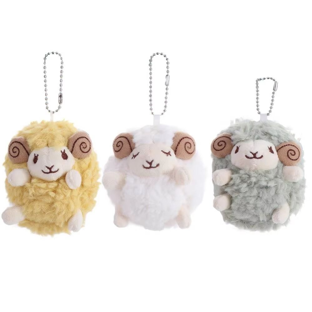 Cartoon Anime Style Plush Sheep Pendant Mini Sheep Plush Doll  For Backpack Decor
