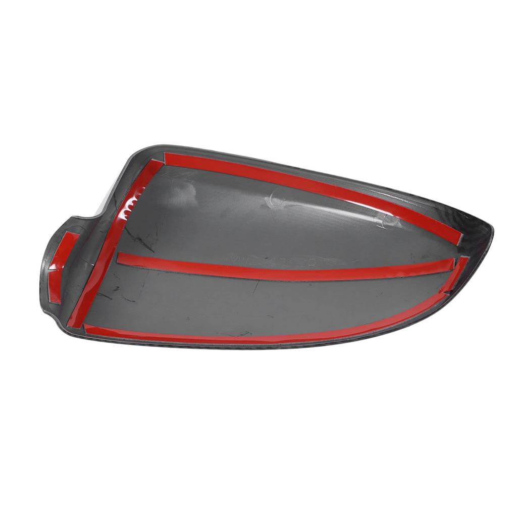 Rearview Mirror Housing, Exterior Rearview Mirror Housing, Carbon Fiber Style Door Side Mirror Cover Cap for Smart Fortwo W451 2009-2015