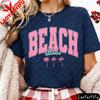 Beach Babe Palm Tree Women TShirt Cotton Summer Vacation Clothes Short Sleeve Casual Fashion Top for Vacation Gift Women Clothes