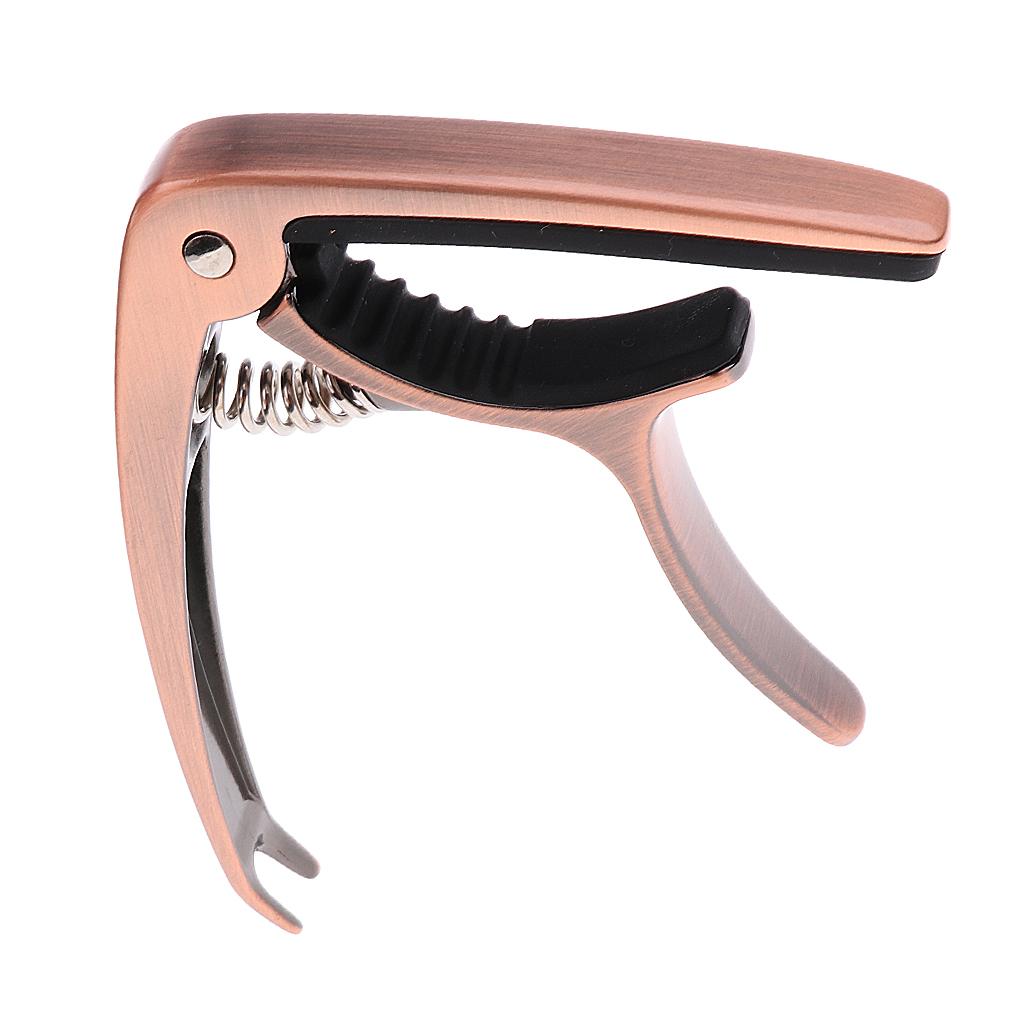 Zinc Alloy Guitar Capo Tune Clamp Quick Change Clip for Acoustic Electric Bass Ukulele and Accessories