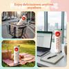 Caja Redonda de Empuje para Sushi con Pajita para Salsa Molde de Sushi de Grado Alimentario Cubo de Papel de Empuje Cónico Caja de Embalaje de Papel Accesorios Bento