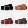 Minimalist Leather Waist Belt For Women With Zinc Alloy Buckle For Business And Casual Style