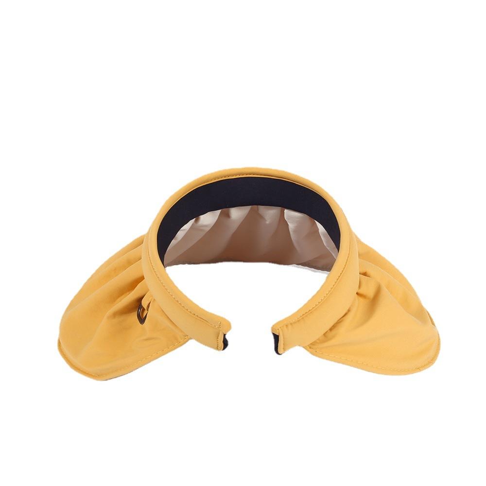 Hat Women's Summer New Korean Shell Hat Sunscreen Sunshade Sun Hat Casual Versatile Hairband Hat