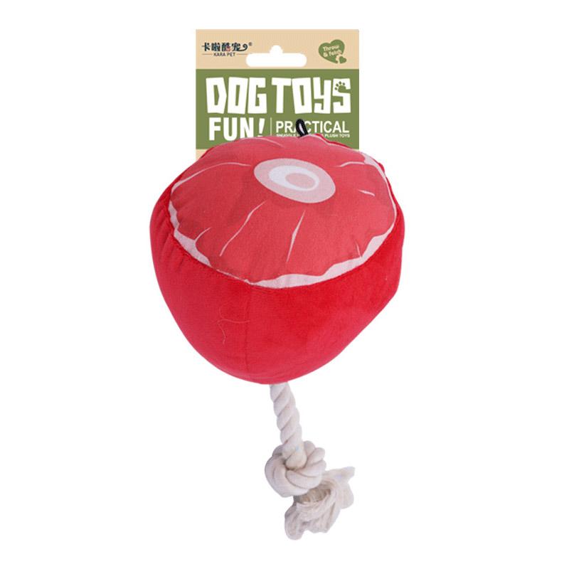 Chew Resistant Plush Hamburg Dog Toy with Sound Paper Cute Creative Pet Puzzle Toy for Medium Large Dogs French Bulldog Supplies