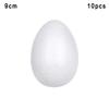 1/5/10PCS White Foam Eggs Solid Modelling Polystyrene Styrofoam Foam Ball Eggs Shape DIY Festival Decorations Kids Gifts