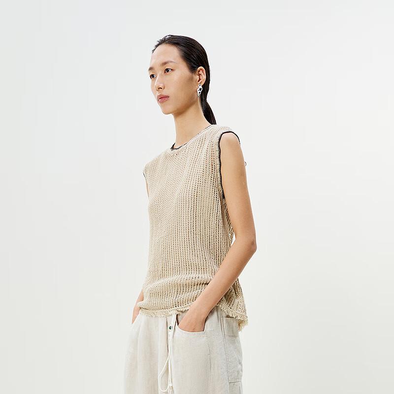 LESS Women's Cotton Knit Vest