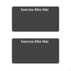 2 Pieces Exercise Bike Mat NonSlip Fitness Noise Reduction for Workout Area