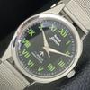 HMT JAWAN VINTAGE HAND-WINDING INDIAN MENS BLACK COLOR DIAL WATCH A700282-5 R202-a700282