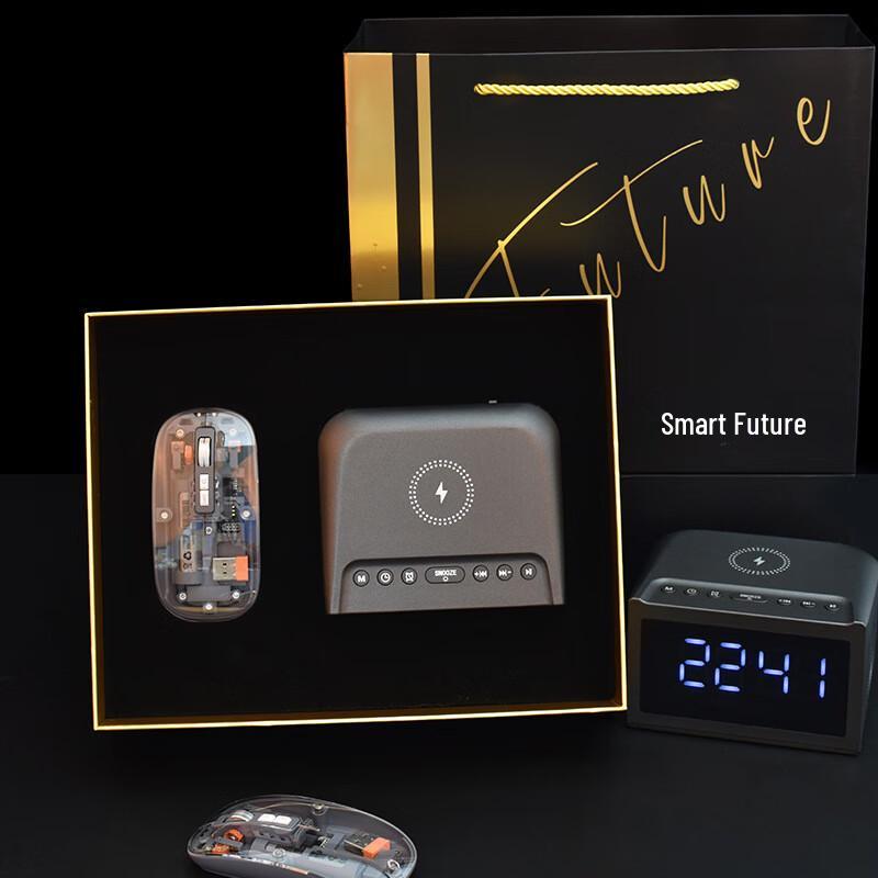 Подарочный набор: Bluetooth-мышь и колонка WuYi Tech 1 Set with Gift Box