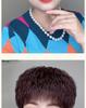 Curly Wig Cap for Middle-Aged & Elderly Women - Real & Synthetic Hair Blend