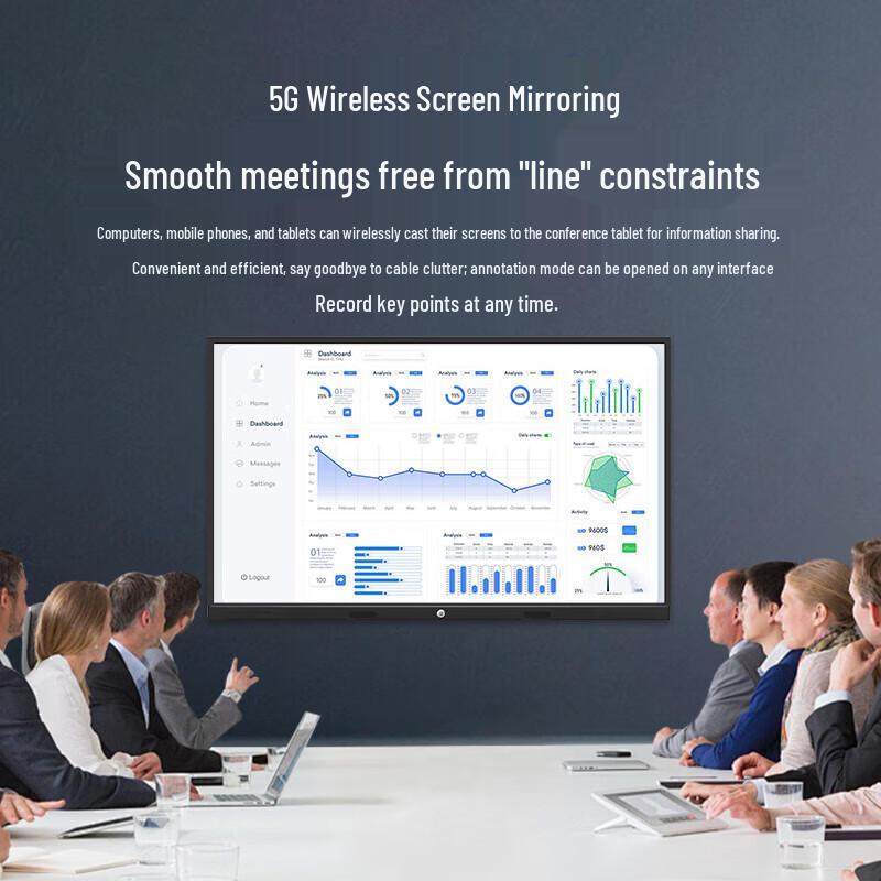 Interactive Flat Panel Display with Mobile Cart (CN version)