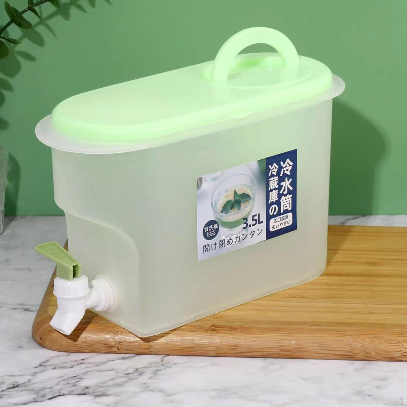 

Dispenser with Faucet Water Container for Kitchen зелений