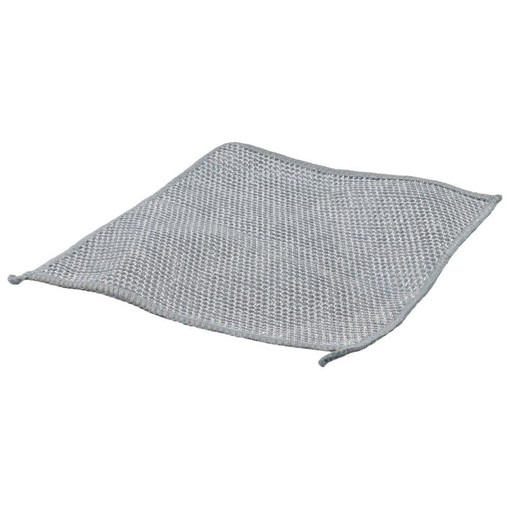 6pcs Reusable Steel Wire Cleaning Cloths Silver Dishes Cleaning Rags Dish Towels  Rust Removal