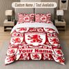 Custom Name Middlesbrough 3Pcs Duvet Cover Set Personalized Text Bedding Pillowcases Bedroom