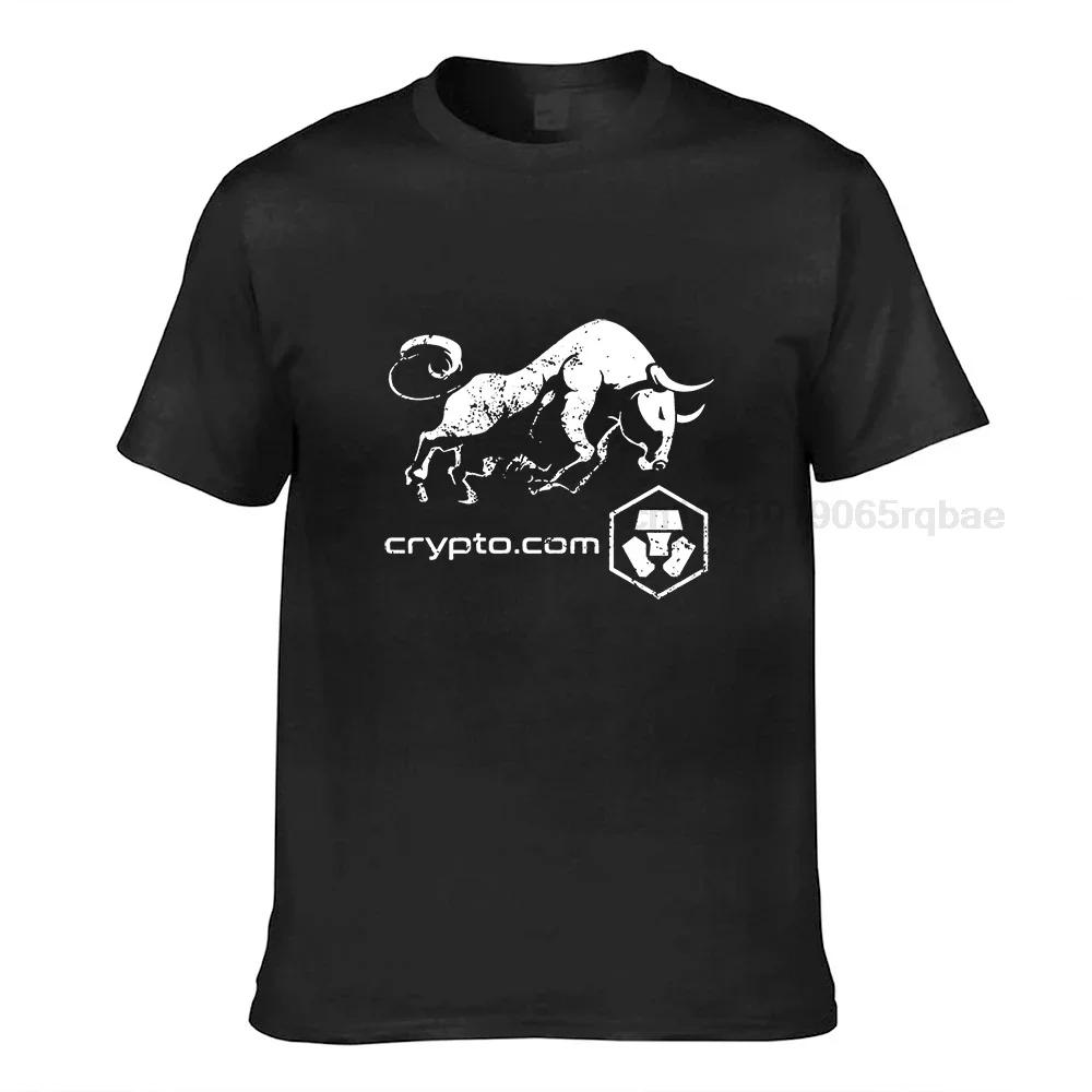 Cryptocom Meo Male Tshirts Unisex Cryptocurrency Funny Tee Spring Funny Unisexga Cotton Unisex Tops Oversized Camisas