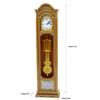 1/12 Dollhouse Retro Standing Clock Grandfather Clock Model Dollhouse Living Room Furniture Decoration Doll House Scene Ornament