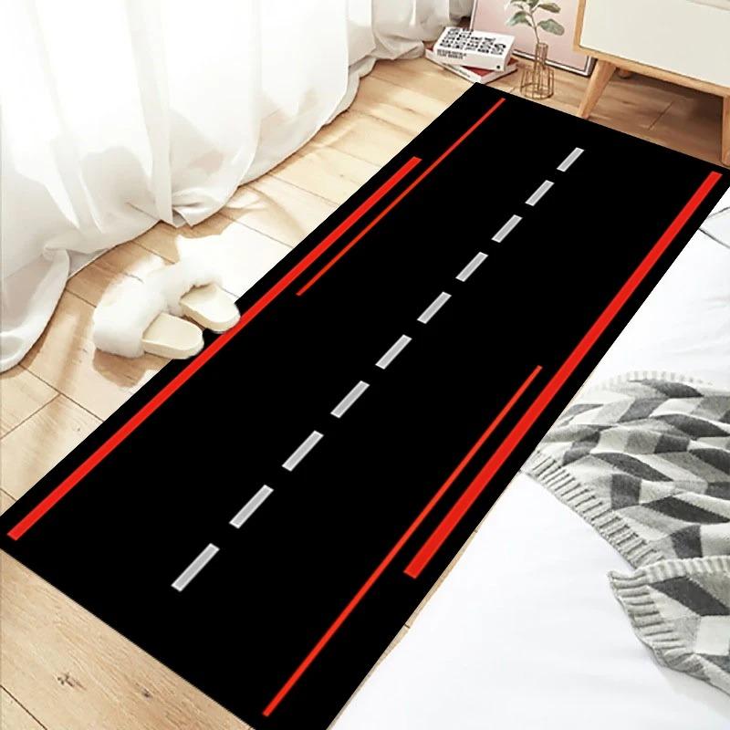 Styles Motorcycle Garage Display Carpet Floor Mat Garage Racing Moto Electric Vehicle Mat Bedroom Rug Entrance Anti Slip Doormat